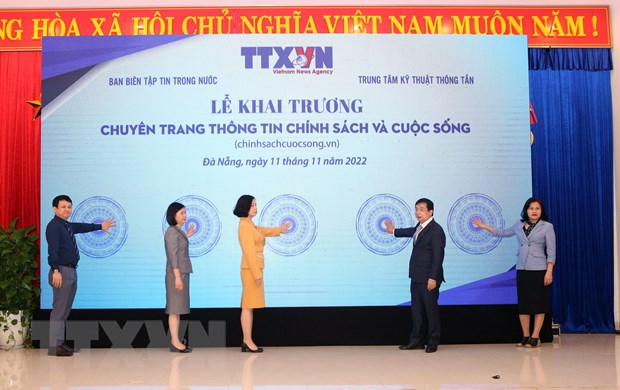 TTXVN khai trương chuyên trang thông tin chinhsachcuocsong.vn