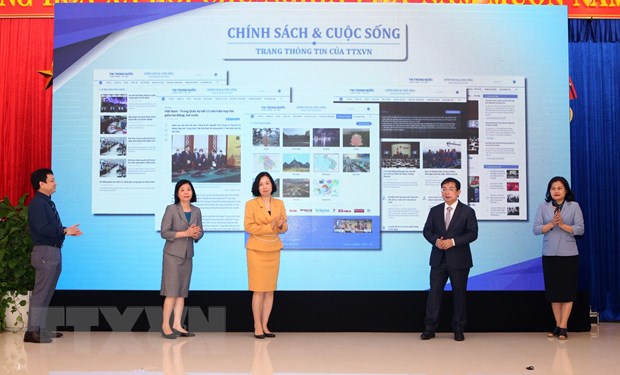 TTXVN khai trương chuyên trang thông tin chinhsachcuocsong.vn