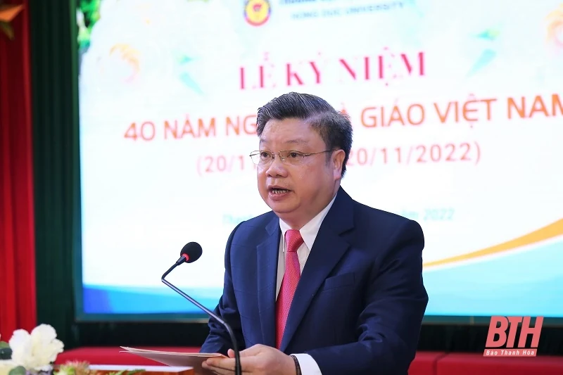 Trường Đại học Hồng Đức kỷ niệm 40 năm ngày Nhà giáo Việt Nam (20-11)