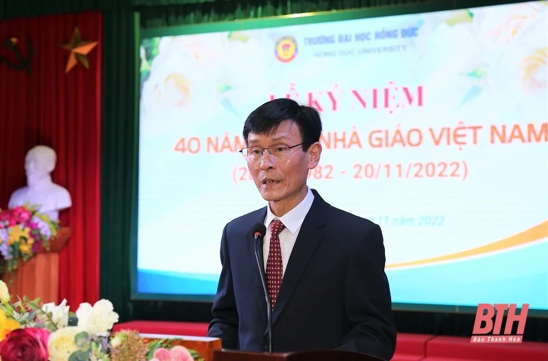 Trường Đại học Hồng Đức kỷ niệm 40 năm ngày Nhà giáo Việt Nam (20-11)
