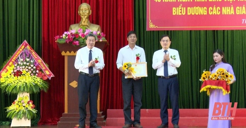 Huyện Thọ Xuân kỷ niệm 40 năm ngày Nhà giáo Việt Nam (20-11)