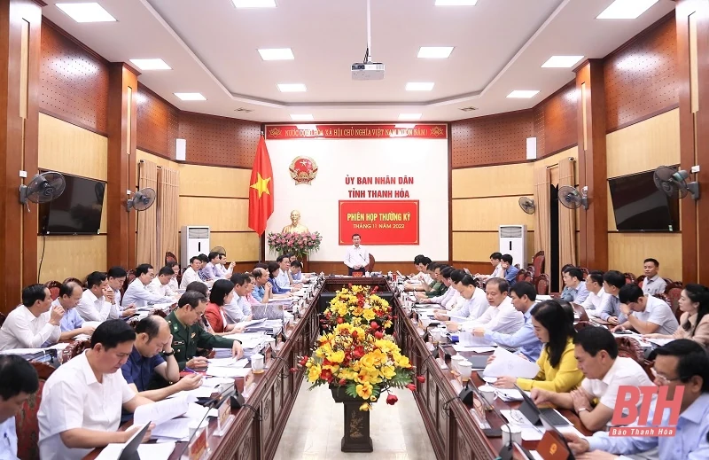 UBND tỉnh họp thường kỳ tháng 11– 2022: Đánh giá tình hình kinh tế - xã hội năm 2022 và một số nội dung quan trọng khác