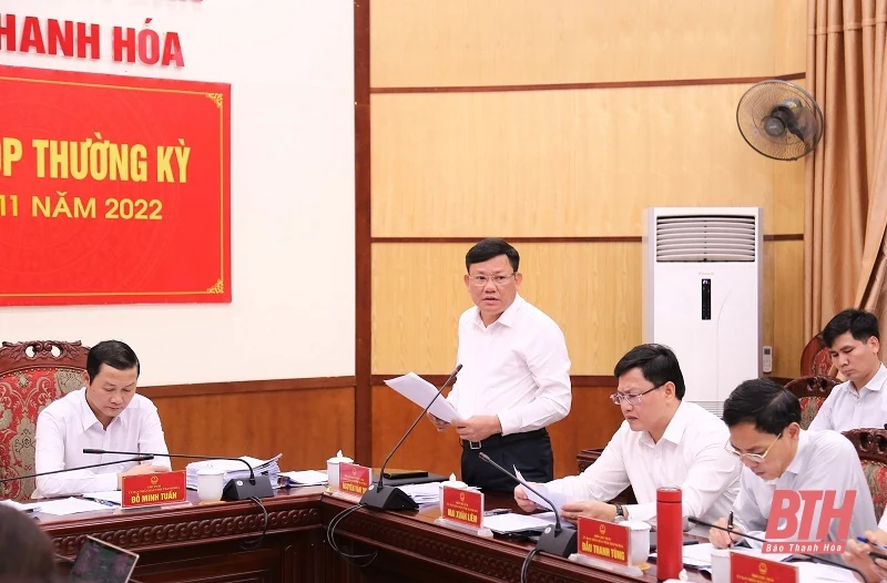 UBND tỉnh họp thường kỳ tháng 11– 2022: Đánh giá tình hình kinh tế - xã hội năm 2022 và một số nội dung quan trọng khác