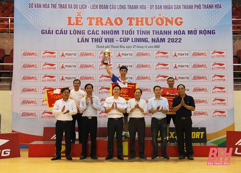 TP Thanh Hóa giành thế áp đảo tại Giải Cầu lông các nhóm tuổi tỉnh Thanh Hóa mở rộng - Cúp Lining 2022
