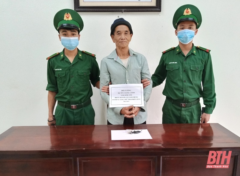 Đồn Biên phòng Tam Chung: Bắt giữ đối tượng tàng trữ trái phép chất ma túy