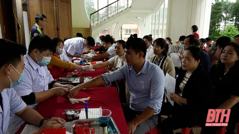 Huyện Thường Xuân thu được 1.274 đơn vị máu tại Ngày hội hiến máu tình nguyện năm 2022 