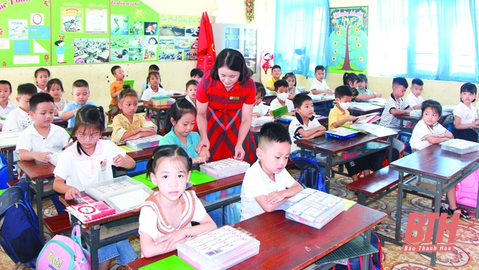 Trường Tiểu học thị trấn Thường Xuân không ngừng đổi mới, nâng cao chất lượng giáo dục toàn diện