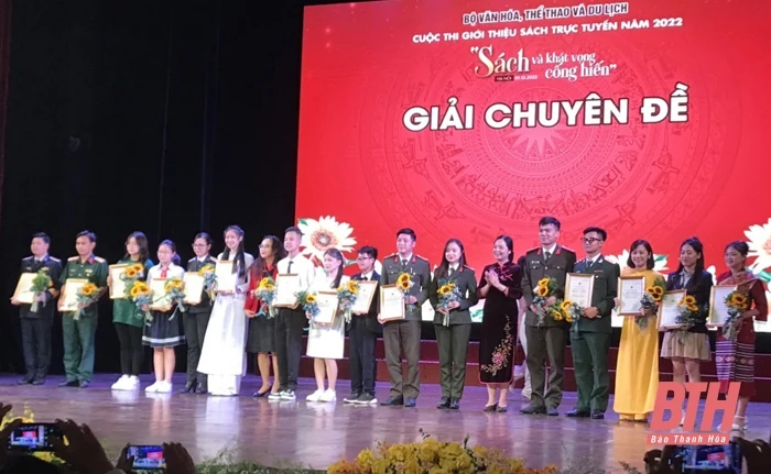 Thanh Hóa có một tác phẩm đoạt giải Cuộc thi Giới thiệu sách trực tuyến “Sách và khát vọng cống hiến”