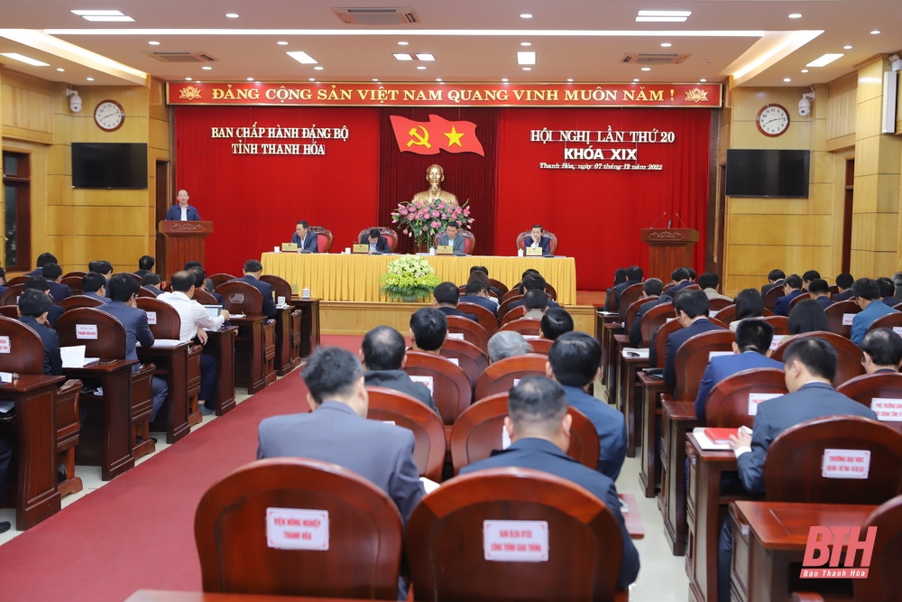 Hội nghị lần thứ 20, Ban Chấp hành Đảng bộ tỉnh khóa XIX: Đánh giá tình hình thực hiện nhiệm vụ năm 2022, thảo luận phương hướng, nhiệm vụ năm 2023