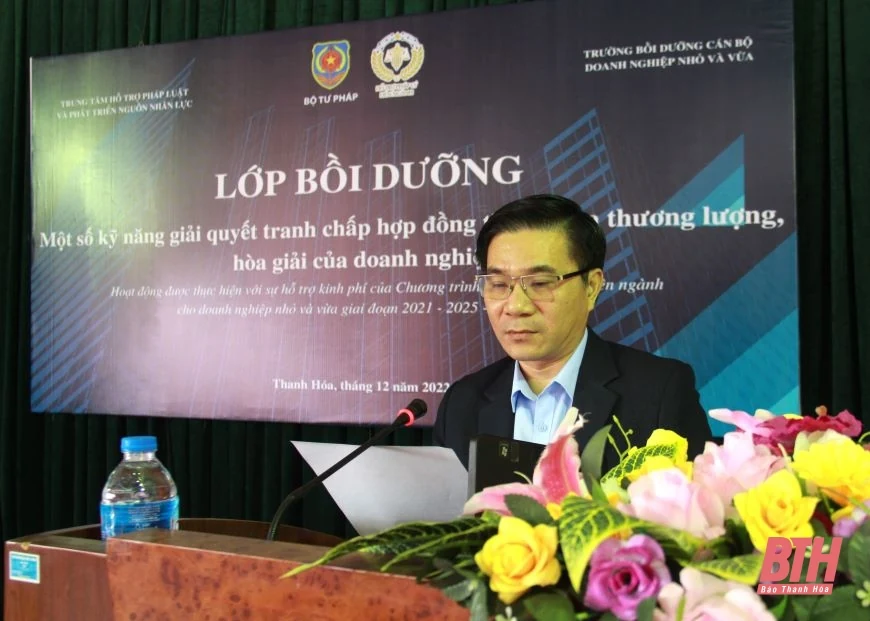 Bồi dưỡng kỹ năng giải quyết tranh chấp hợp đồng thông qua thương lượng, hòa giải của doanh nghiệp