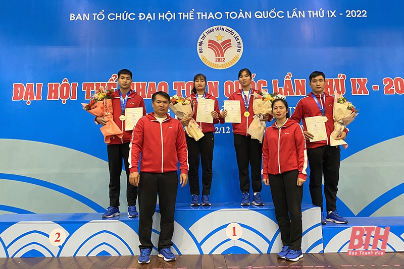 Các bộ môn võ cổ truyền và canoeing giành 3 HCV giúp đoàn thể thao Thanh Hóa giữ vị trí thứ 4 tại Đại hội Thể thao toàn quốc lần thứ IX