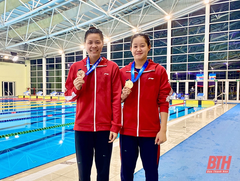 Các bộ môn vovinam và bơi giúp đoàn thể thao Thanh Hóa cán mốc 26 HCV tại Đại hội Thể thao toàn quốc 2022 