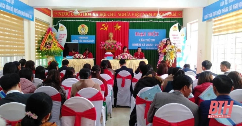 Đại hội điểm Công đoàn Trường Tiểu học Xuân Lập