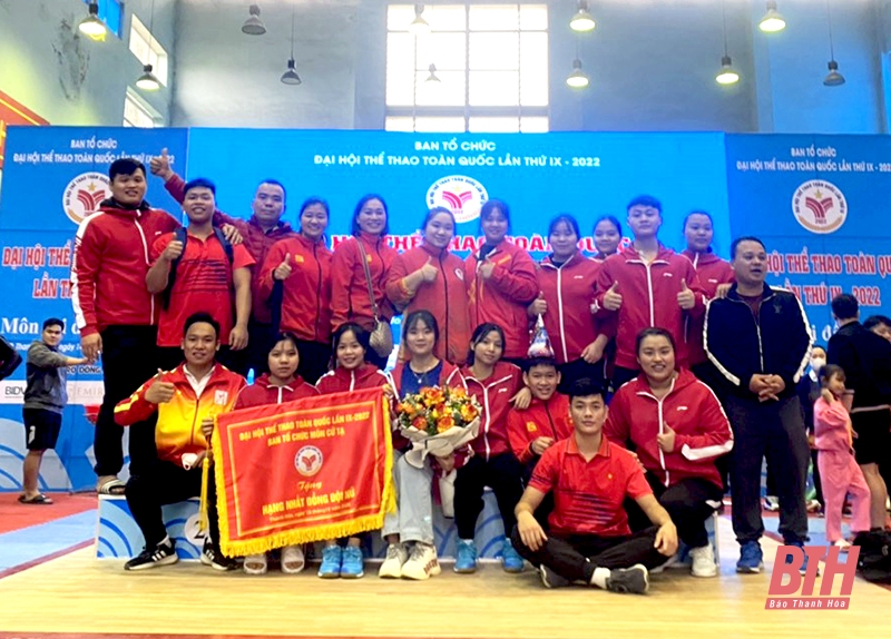 “Cơn mưa vàng” giúp Thanh Hóa xếp vị trí thứ 4 toàn đoàn tại Đại hội Thể thao toàn quốc lần thứ IX - năm 2022