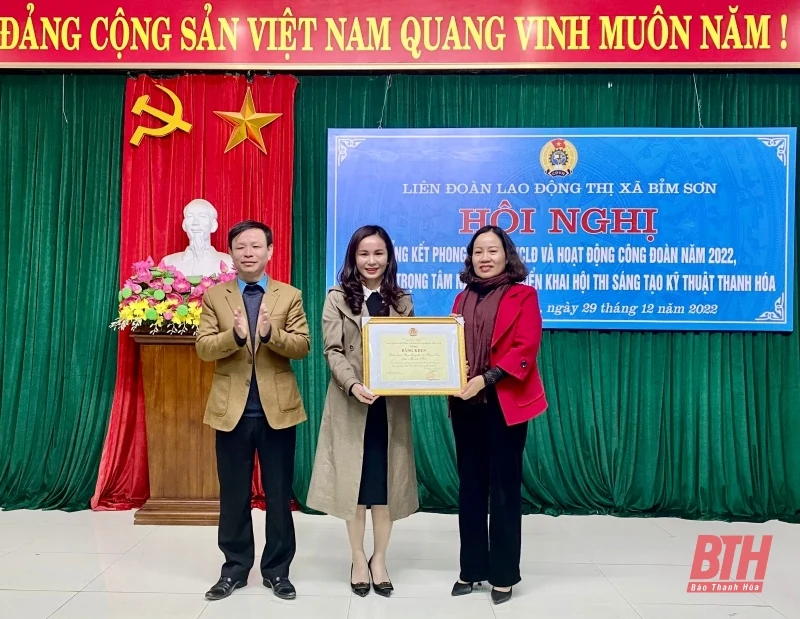 Liên đoàn Lao động thị xã Bỉm Sơn chăm lo việc làm, đời sống người lao động