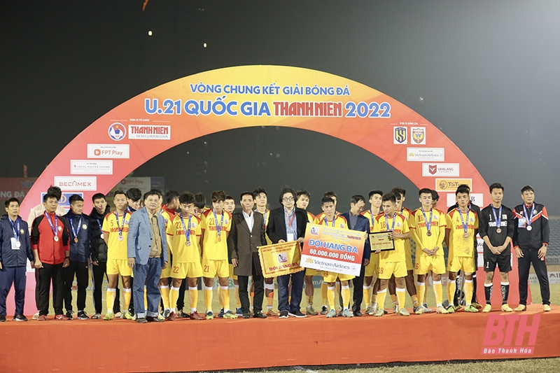 U21 Đông Á Thanh Hóa giành huy chương đồng tại giải U21 quốc gia