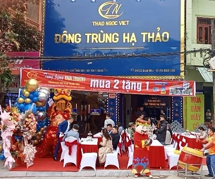 Đông trùng hạ thảo Thảo Ngọc Việt khai trương showroom tại TP Thanh Hoá