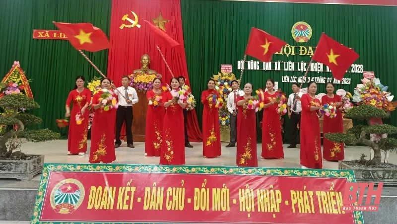 Đại hội điểm Hội Nông dân xã Liên Lộc (Hậu Lộc) nhiệm kỳ 2023-2028