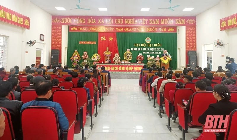 Đại hội điểm Hội Nông dân xã Liên Lộc (Hậu Lộc) nhiệm kỳ 2023-2028