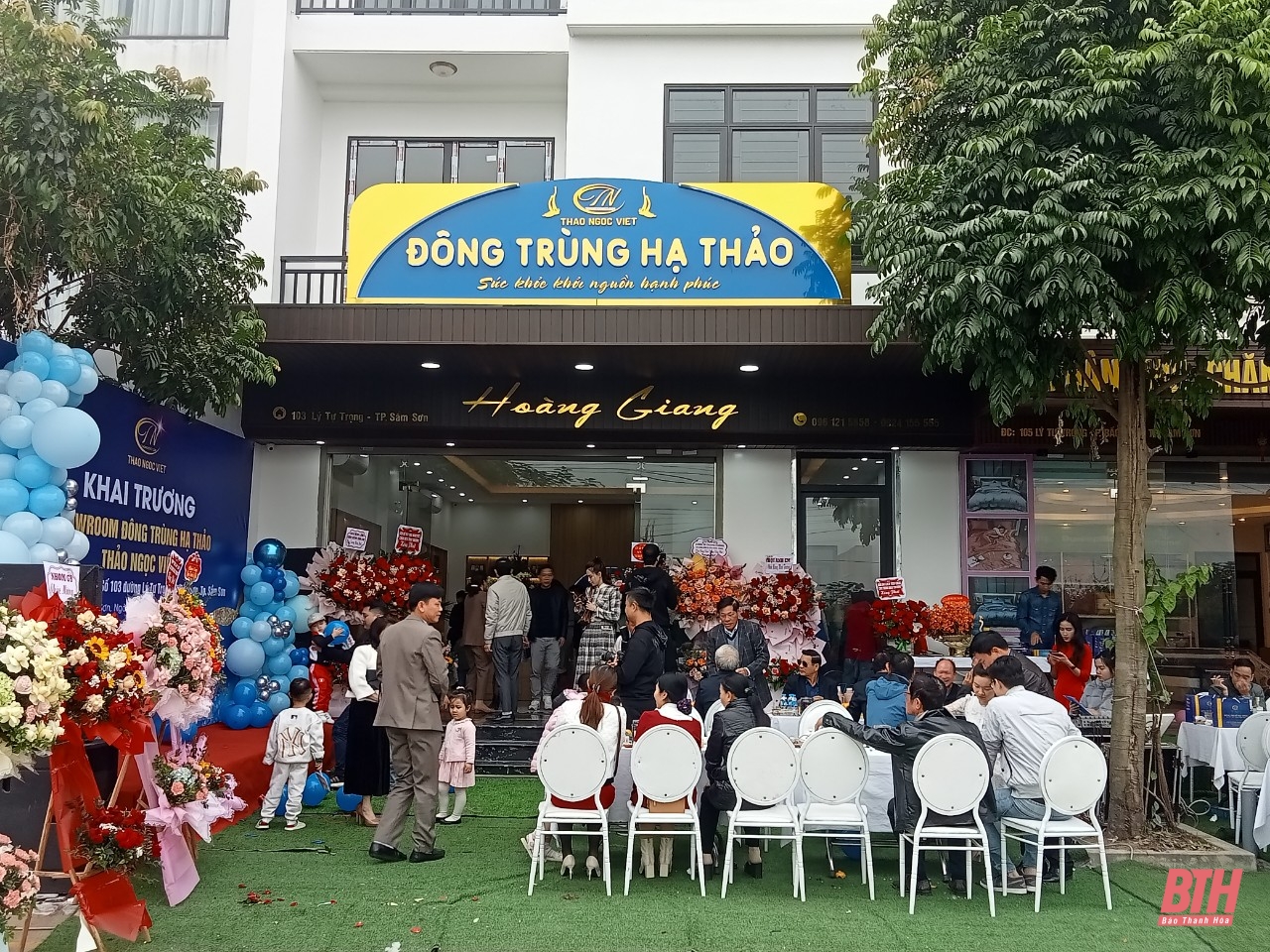 Khai trương showroom Đông trùng hạ thảo Thảo Ngọc Việt tại Sầm Sơn
