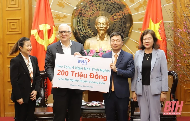 Bí thư Tỉnh ủy Đỗ Trọng Hưng tiếp xã giao Phó Chủ tịch Hội đồng Quản trị Tập đoàn WHA