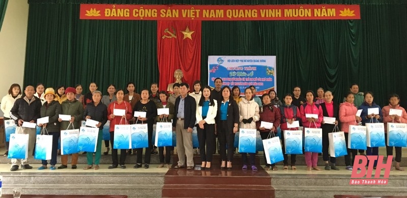 Hội LHPN huyện Quảng Xương tổ chức chương trình “Tết nhân ái”