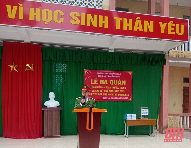 Trang bị kiến thức pháp luật cho học sinh trường THCS Quảng Lộc