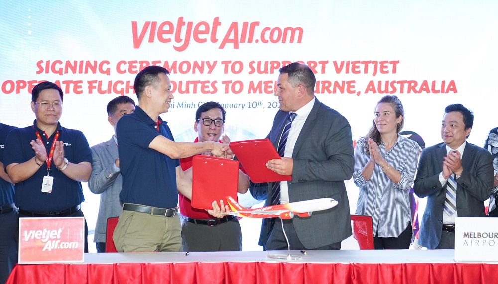 Vietjet công bố đường bay thẳng giữa TP Hồ Chí Minh và Melbourne từ ngày 31-3