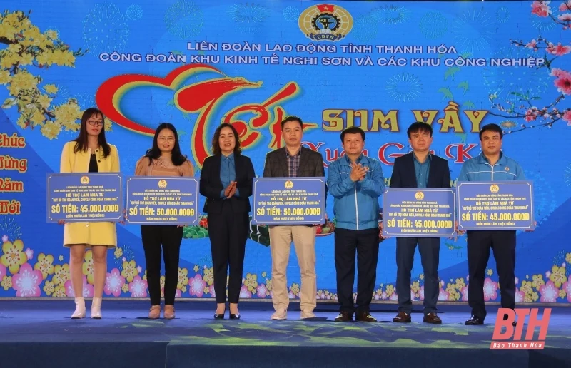 “Tết sum vầy - Xuân gắn kết” năm 2023 cho người lao động Khu kinh tế Nghi Sơn và các khu công nghiệp