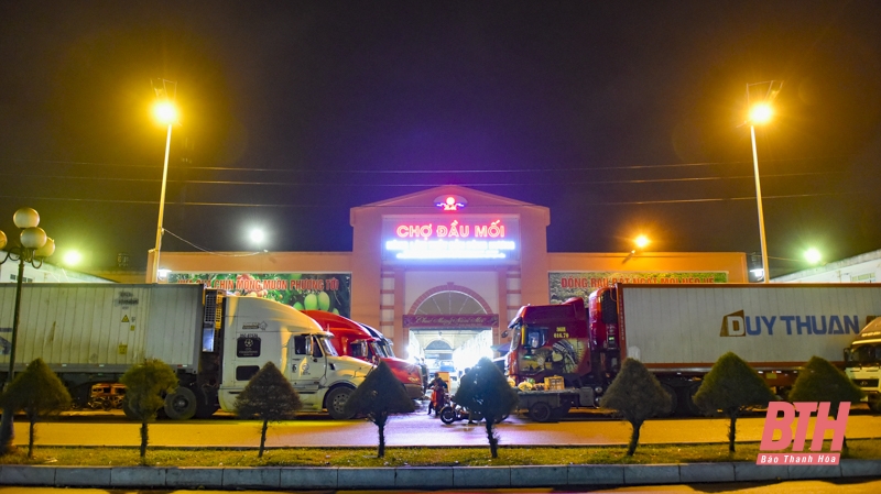 Đêm giáp tết ở chợ đầu mối lớn nhất xứ Thanh