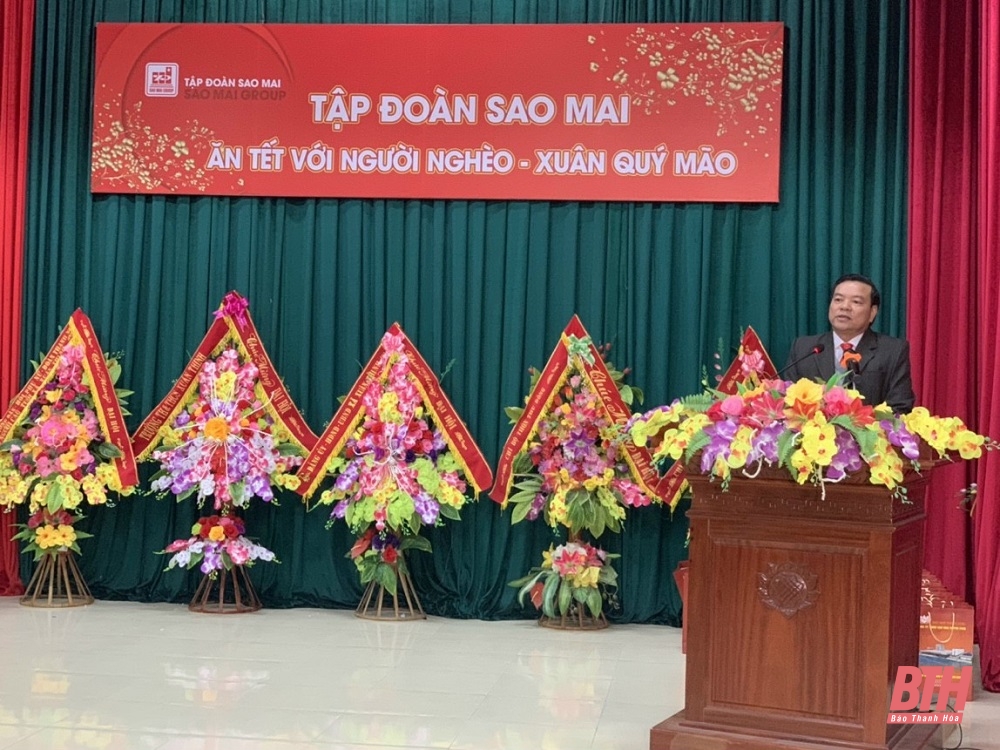 Tập đoàn Sao Mai trao gần 2.000 suất quà Tết cho các gia đình có hoàn cảnh khó khăn tại tỉnh Thanh Hóa