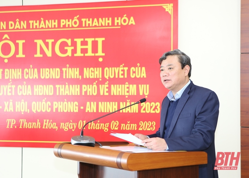 TP Thanh Hóa: Nâng cao tinh thần trách nhiệm, thực hiện nhiệm vụ năm 2023 với quyết tâm cao nhất