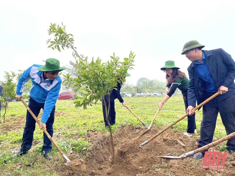 Tỉnh đoàn Thanh Hóa phát động Tết trồng cây đời đời nhớ ơn Bác Hồ” Xuân Quý Mão 2023