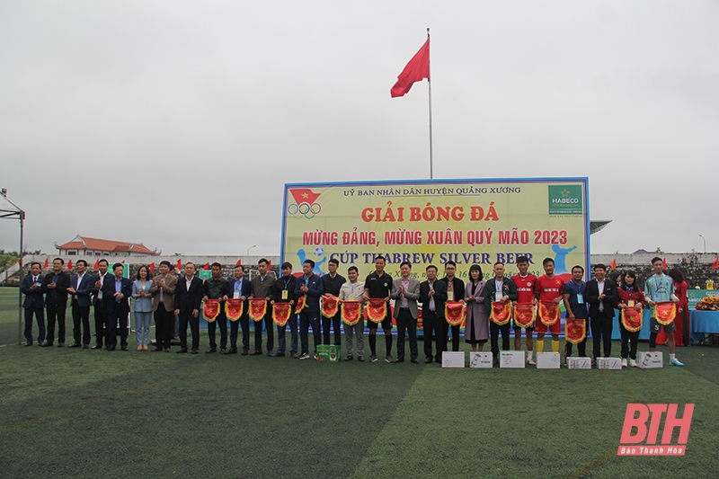 Quảng Xương: Giải bóng đá mừng Đảng - mừng Xuân Quý Mão 2023 