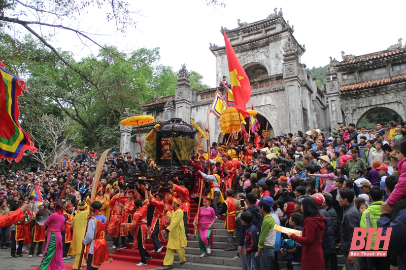 Tổ chức đón nhận Di sản văn hóa phi vật thể quốc gia Lễ hội đền Bà Triệu vào tháng 3-2023
