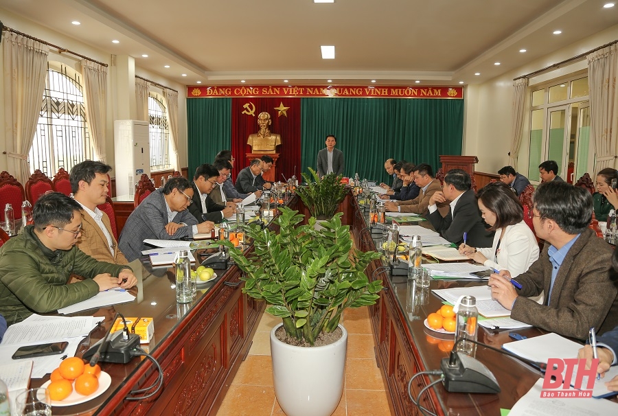 Bí thư Tỉnh ủy Đỗ Trọng Hưng làm việc với Văn phòng Điều phối Chương trình xây dựng Nông thôn mới tỉnh
