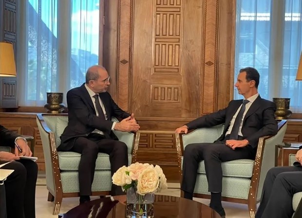 Ngoại trưởng Jordan lần đầu tiên tới Damascus sau xung đột ở Syria