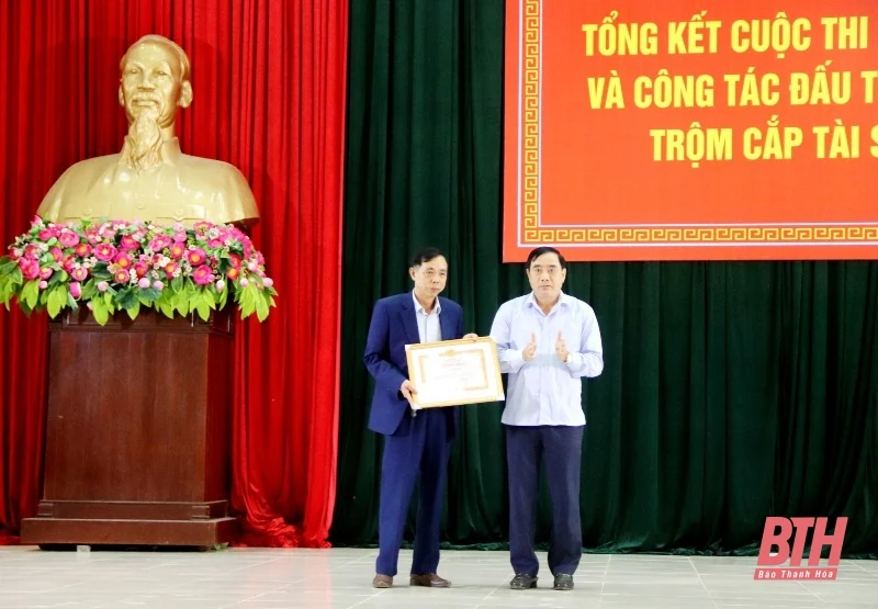 Yên Định: Trao giải cuộc thi “Tìm hiểu tác hại của ma túy và công tác đấu tranh phòng, chống tội phạm trộm cắp tài sản và tội phạm ma túy”