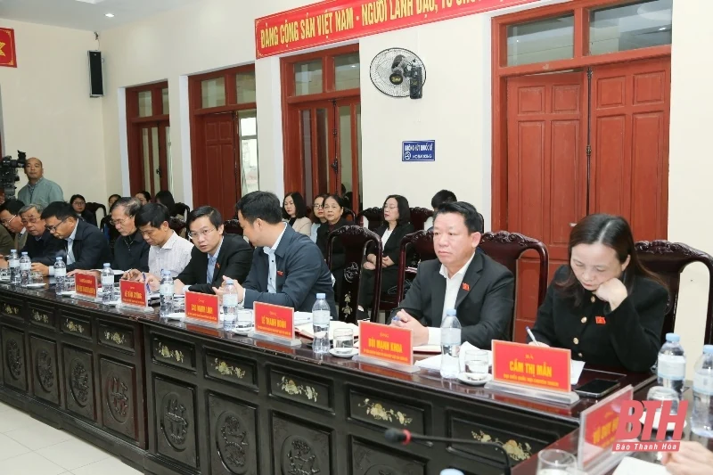 Đoàn ĐBQH tỉnh Thanh Hóa tiếp xúc cử tri Hội Luật gia tỉnh theo chuyên đề đóng góp ý kiến đối với dự thảo Luật Đất đai (sửa đổi)