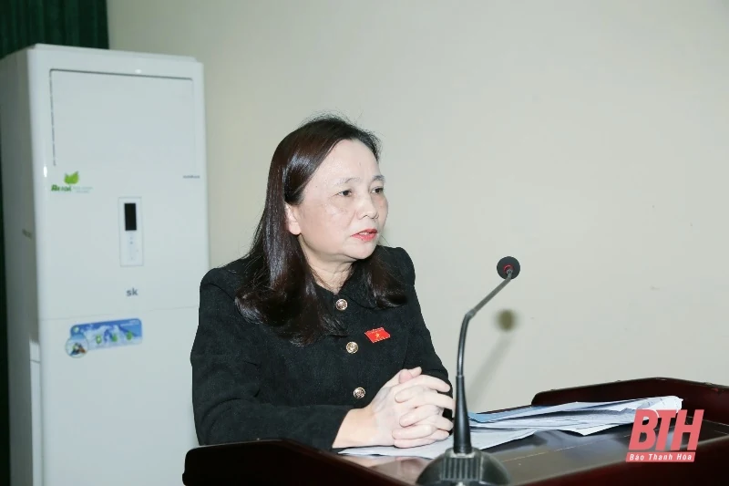 Đoàn ĐBQH tỉnh Thanh Hóa tiếp xúc cử tri Hội Luật gia tỉnh theo chuyên đề đóng góp ý kiến đối với dự thảo Luật Đất đai (sửa đổi)