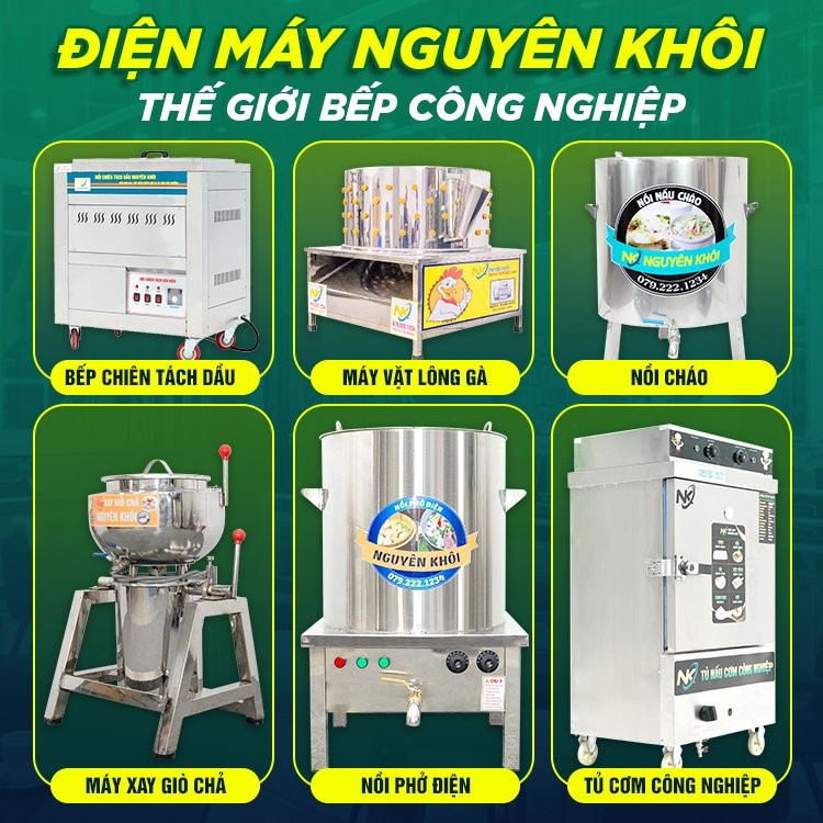 Điện máy Nguyên Khôi - sản xuất và phân phối thiết bị bếp công nghiệp