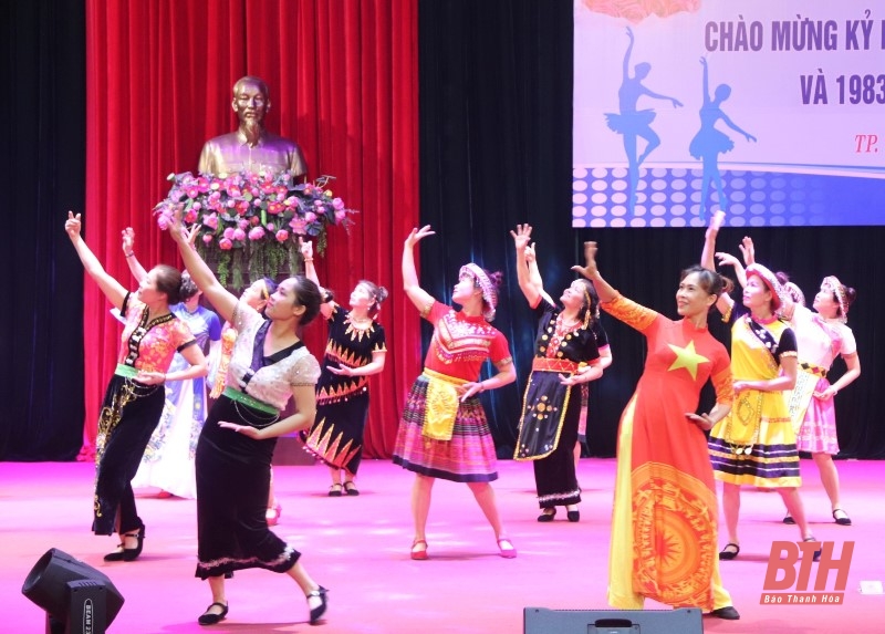 Hội LHPN TP Thanh Hóa tổ chức hội thi dân vũ thể thao