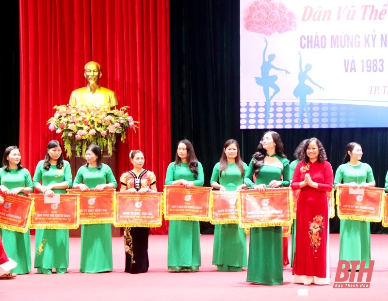 Hội LHPN TP Thanh Hóa tổ chức hội thi dân vũ thể thao