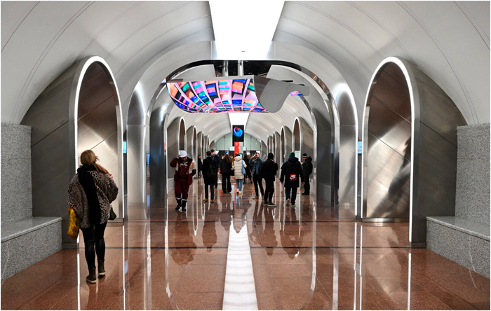 Hình ảnh Nga khai trương tuyến metro Vành đai lớn dài nhất thế giới