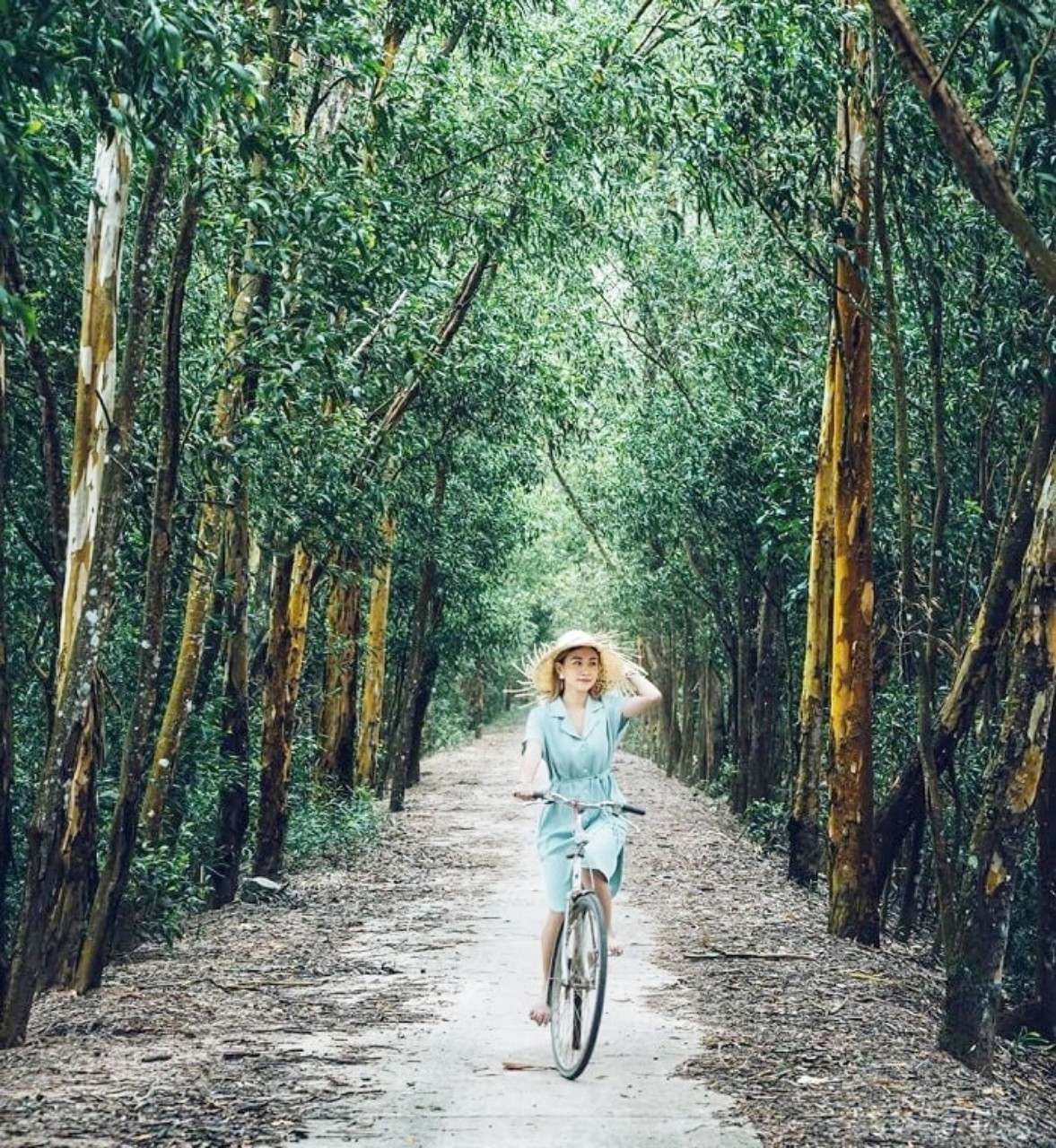 Đạp xe xuyên rừng – Trải nghiệm lối sống xanh tại Trà Sư
