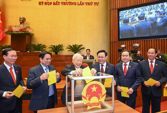 Chủ tịch nước Cộng hòa xã hội chủ nghĩa Việt Nam Võ Văn Thưởng tuyên thệ nhậm chức