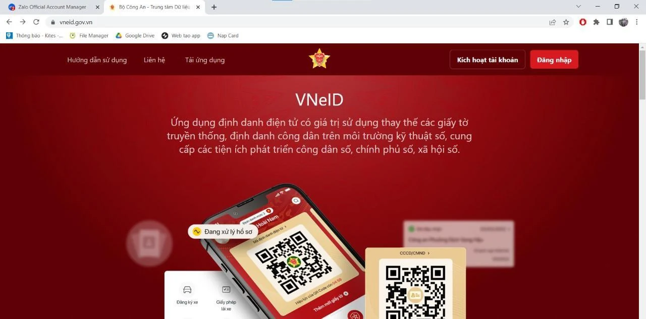 Hướng dẫn kích hoạt tài khoản định danh điện tử không cần tới điện thoại thông minh