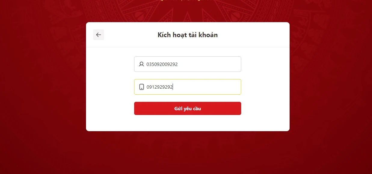 Hướng dẫn kích hoạt tài khoản định danh điện tử không cần tới điện thoại thông minh