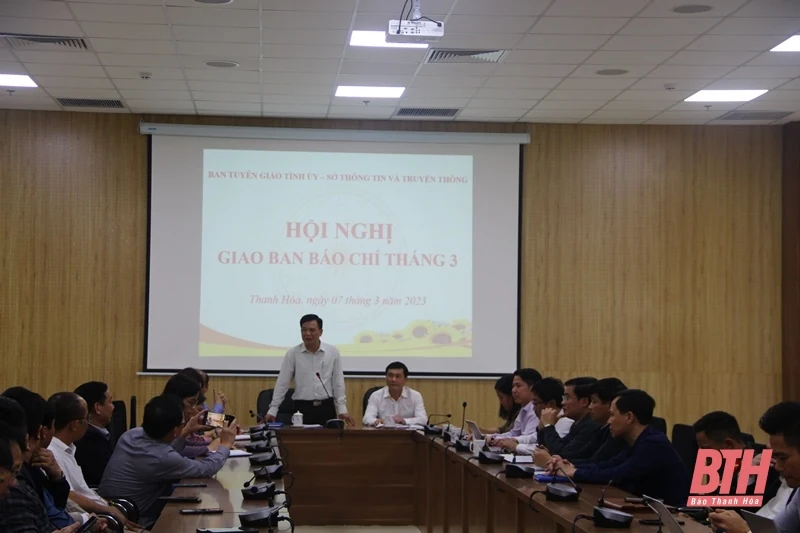 Hội nghị giao ban công tác báo chí tháng 3