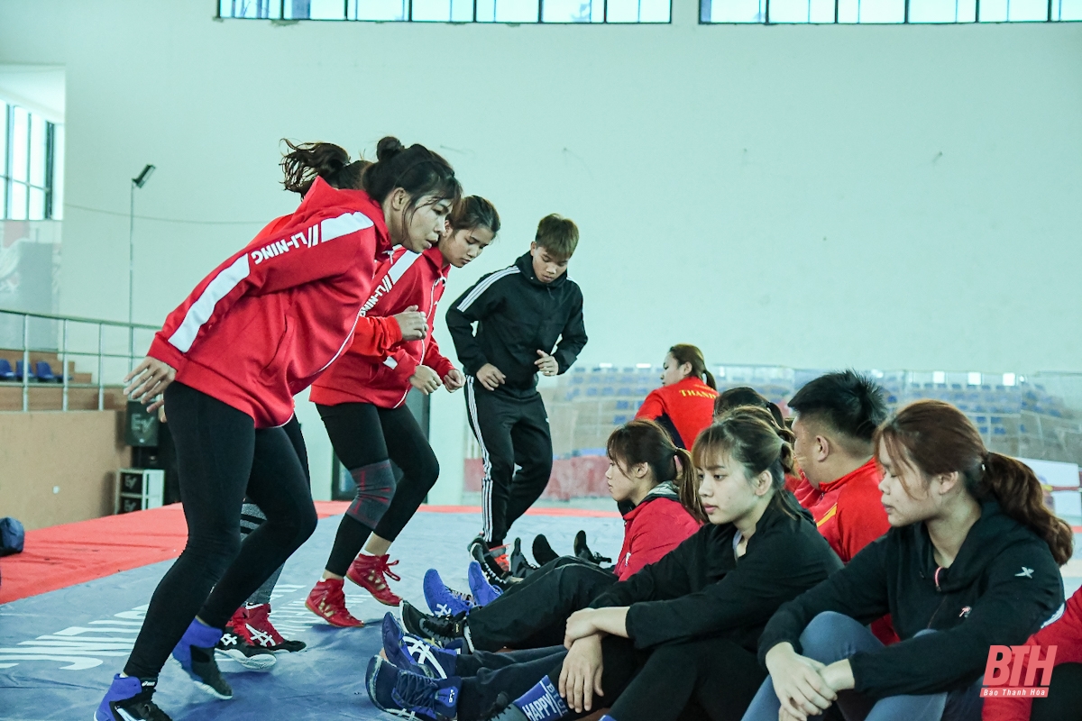 Bộ môn vật Thanh Hoá sẵn sàng cho giải đấu đầu tiên trong năm 2023